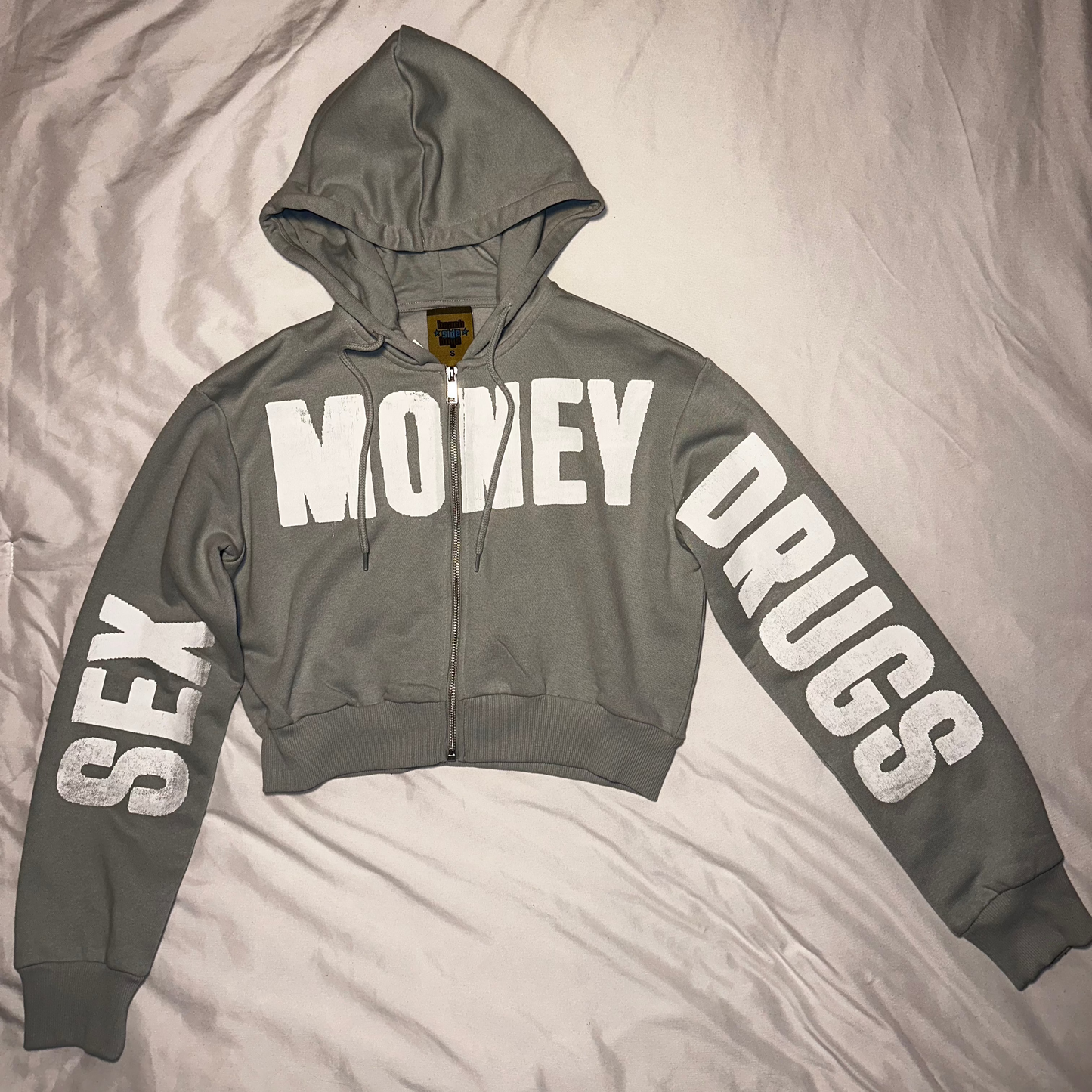 W0MANS (cropped) hoodie - 1of1 ! size SMALL